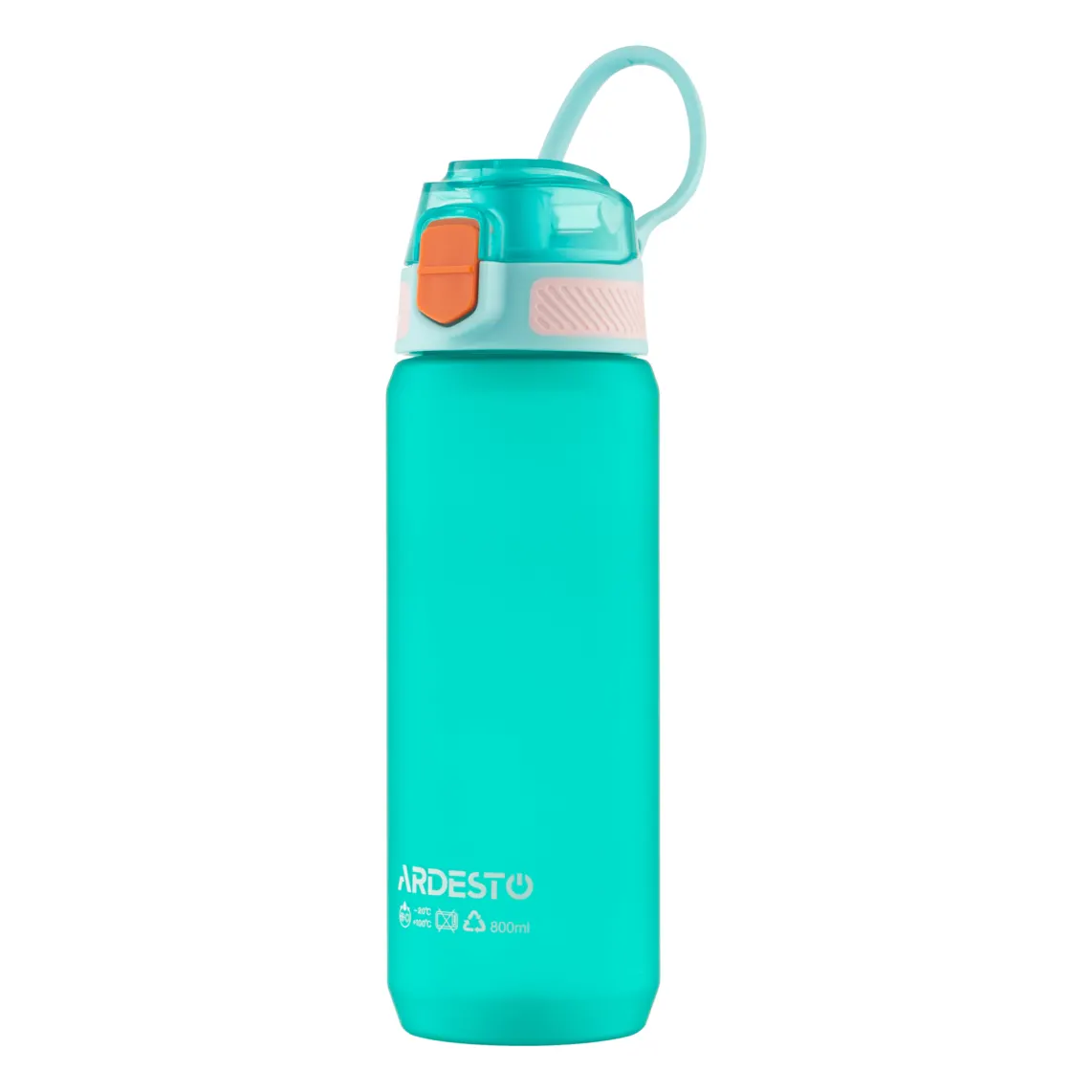 Ardesto Bottle Matte 800ml, plastic, light blue