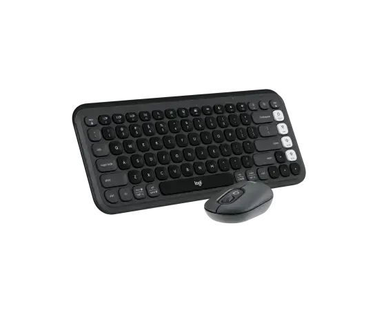logitech, POP Icon, Keyboard + Mouse (Combo) Graphite