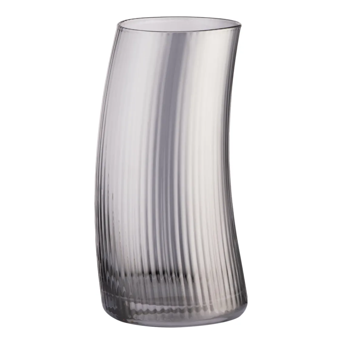 Long glasses set ARDESTO Graphite, 500ml, 2pcs, glass, grey