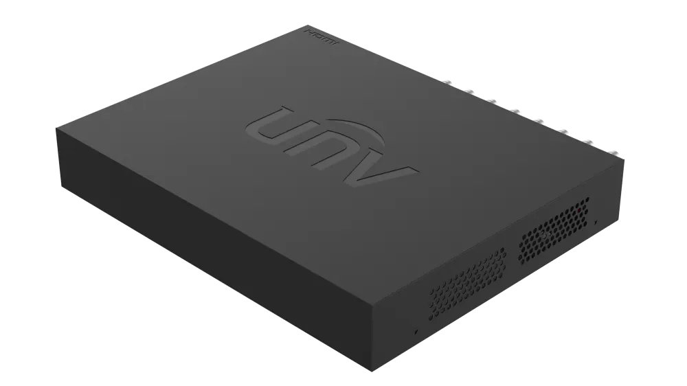 ჰიბრიდული ჩამწერი 16 არხი 1 მყარი დისკი Uniview XVR301-16F