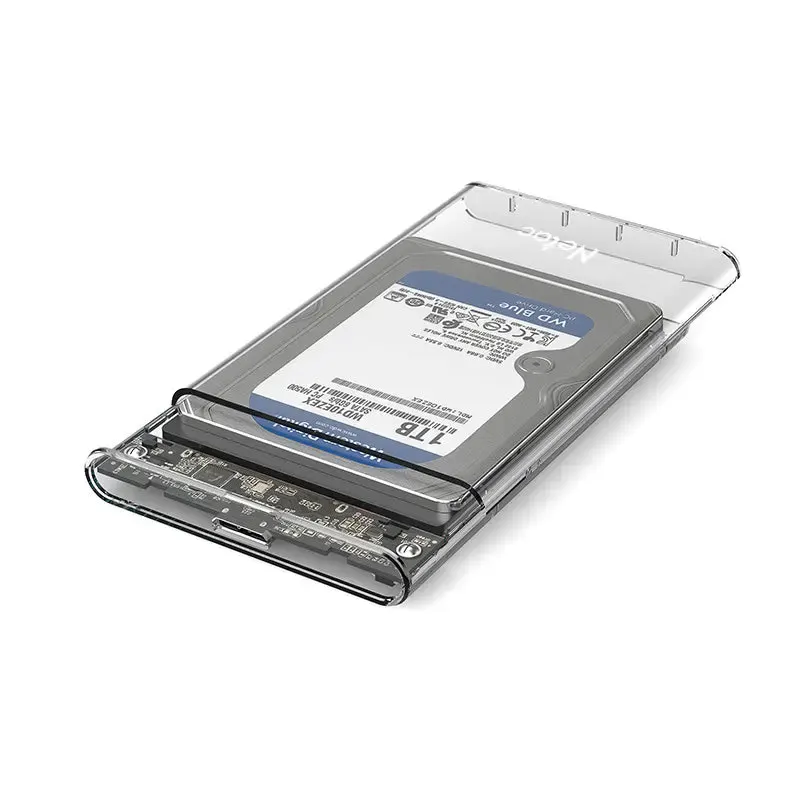 WH11, NETAC, USB Adapter, 2.5 SATA to USB3.0 External HDD/SSD Case,USB3.0 A to B cable.