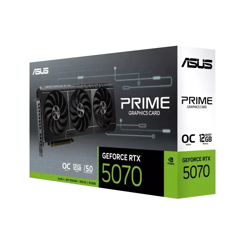ASUS PRIME GeForce RTX™ 5070 12GB GDDR7 OC Edition