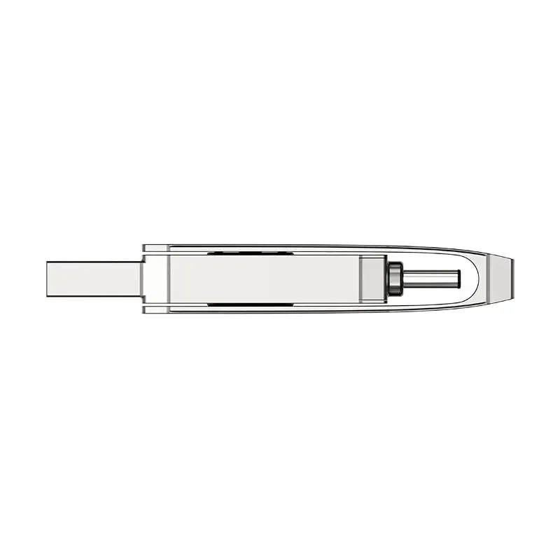 NETAC, U782C, 64GB, USB3.2+Type-c, Pearl Nickel