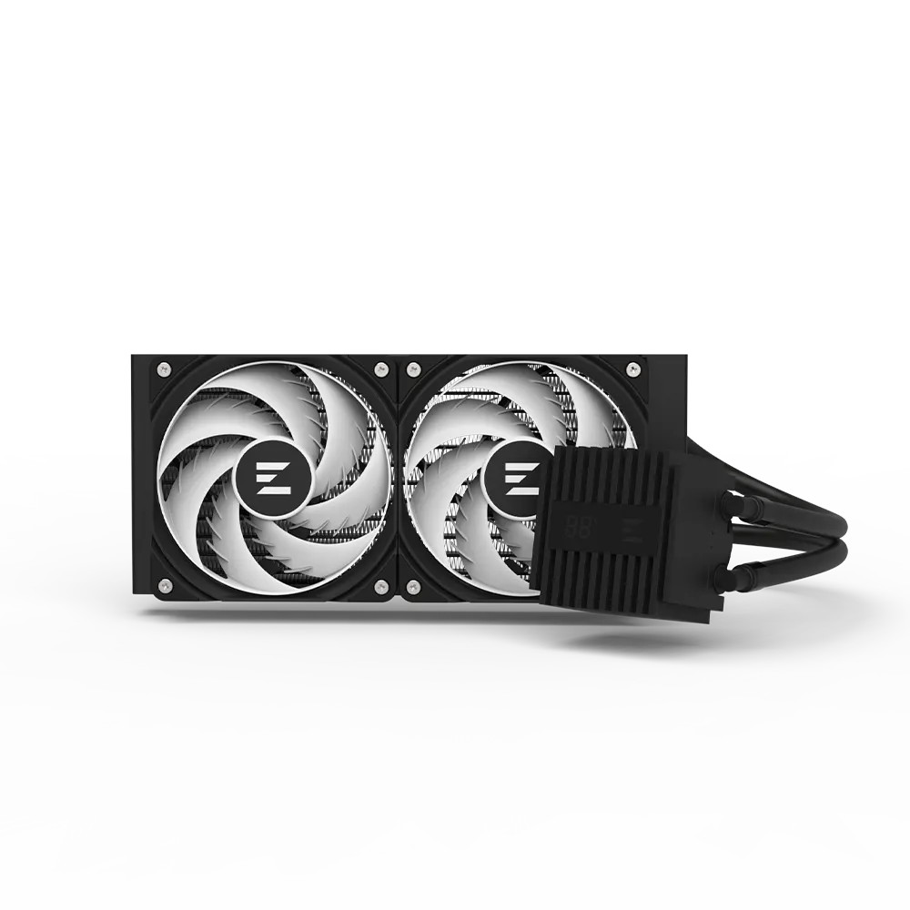 ქულერი Zalman LCS Alpha 2 A24 ARGB, LGA1700, 1200, 115x, AM5, AM4, TDP 320W, black