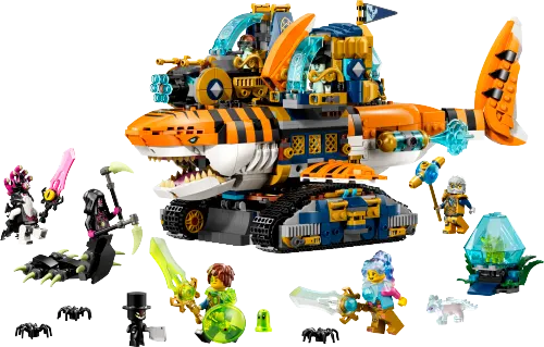 კონსტრუქტორი LEGO Tiger Shark Tank 71515