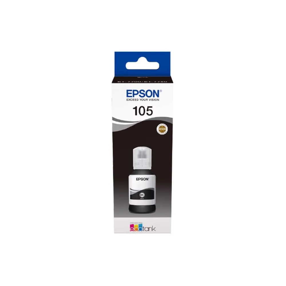 კარტრიჯი EPSON ORIGINAL (C13T00Q140) I/C (pb) 105 ECOTANK PIGMENT BLACK INK BOTTLE L7180