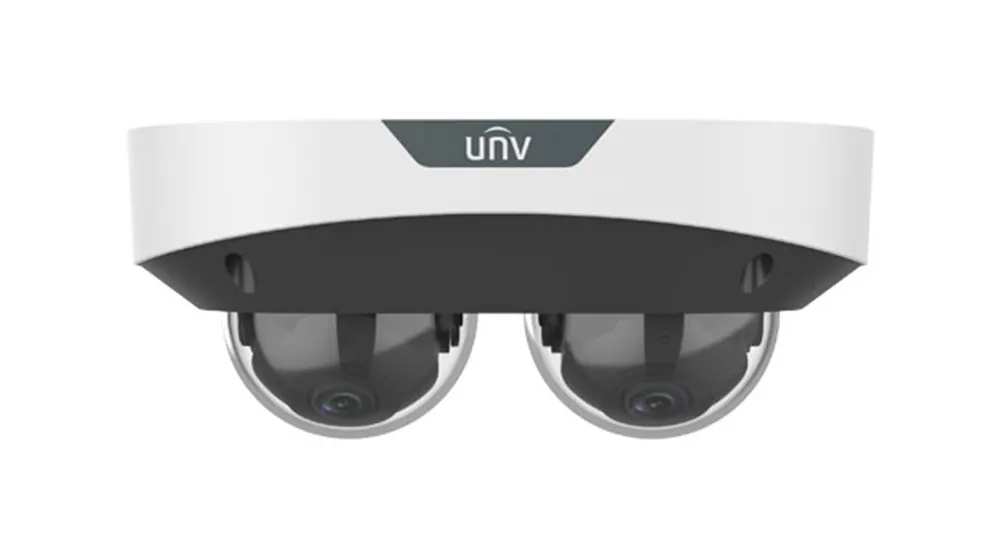 IP Camera - 2*4MP, 2.8mm, Dome, IK10, Mic, SD, ANR, UMD, Uniview IPC3224SS-ADF28K-I1