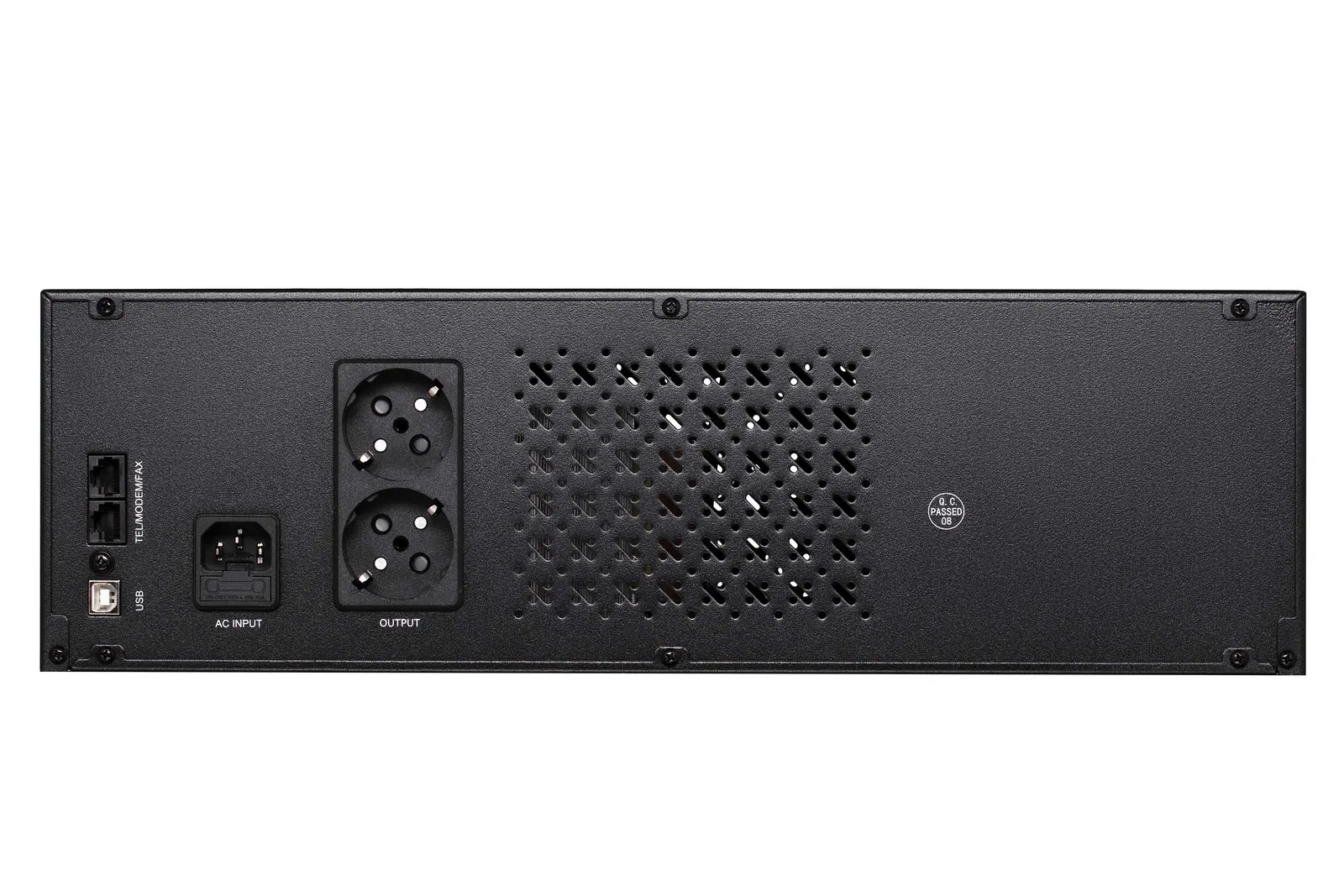 2E RE2000, 2000VA/1200W, RM 3U, LCD, USB, 3xSchuko