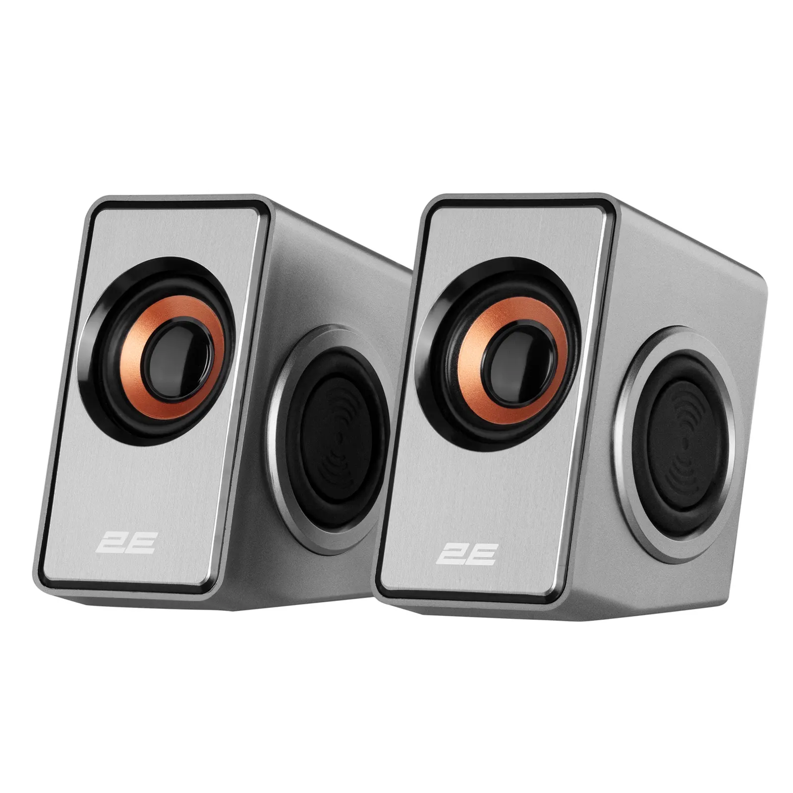 2E Multimedia speaker PCS204, 2.0, USB, Silver