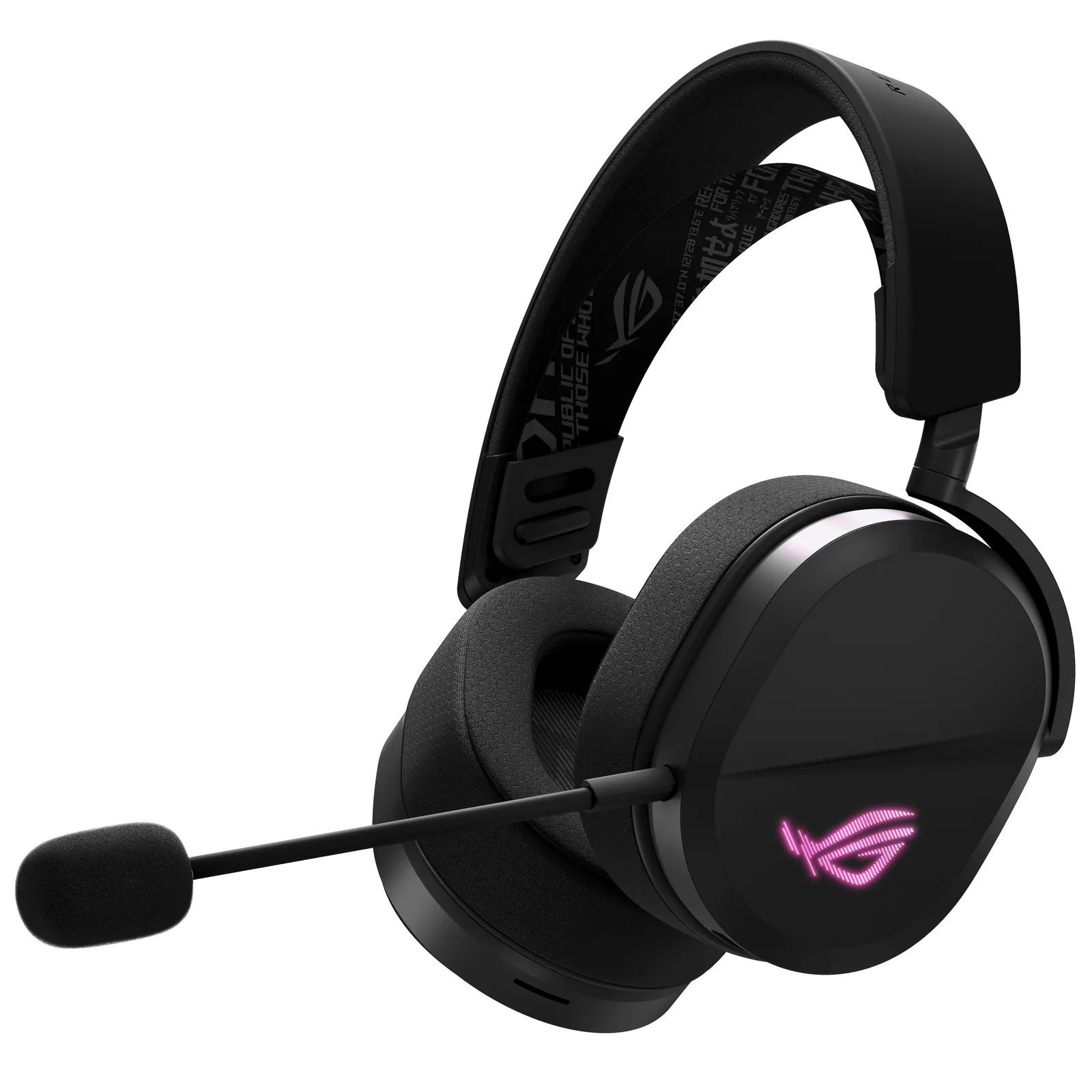 ყურსასმენი Headset ASUS ROG Pelta, USB-A/BT/WL, RGB, 1.8m, black