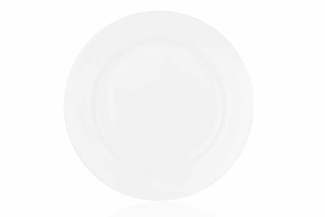 Ardesto Dinner plate Prato, 25cm, porcelain, white