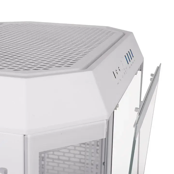 Thermaltake, The Tower 600 Snow Mid Tower Chassis Case White.