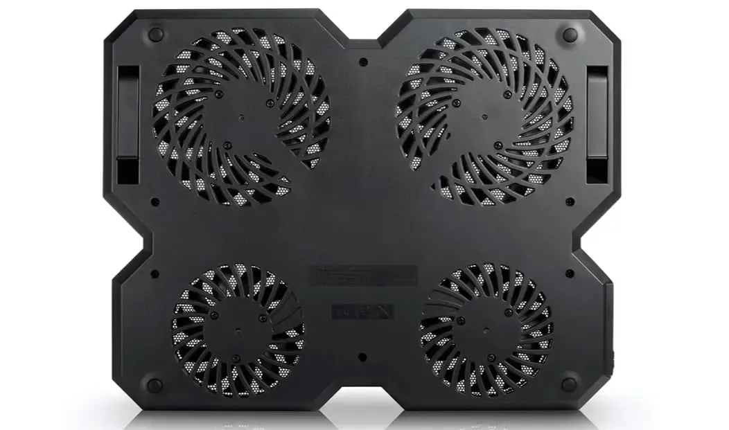 ნოუთბუქის სადგამი MULTI CORE X8, Deepcool, Notebook cooler Up to 17 Pure Aluminum Panel,4*10cm Fans,2 Viewing Angles381X268X29mm