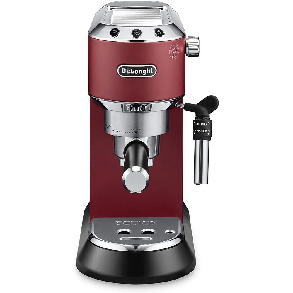 ყავის აპარატი DeLonghi EC685.R Dedica Style, 1300W, 1L, Coffee Machine Red