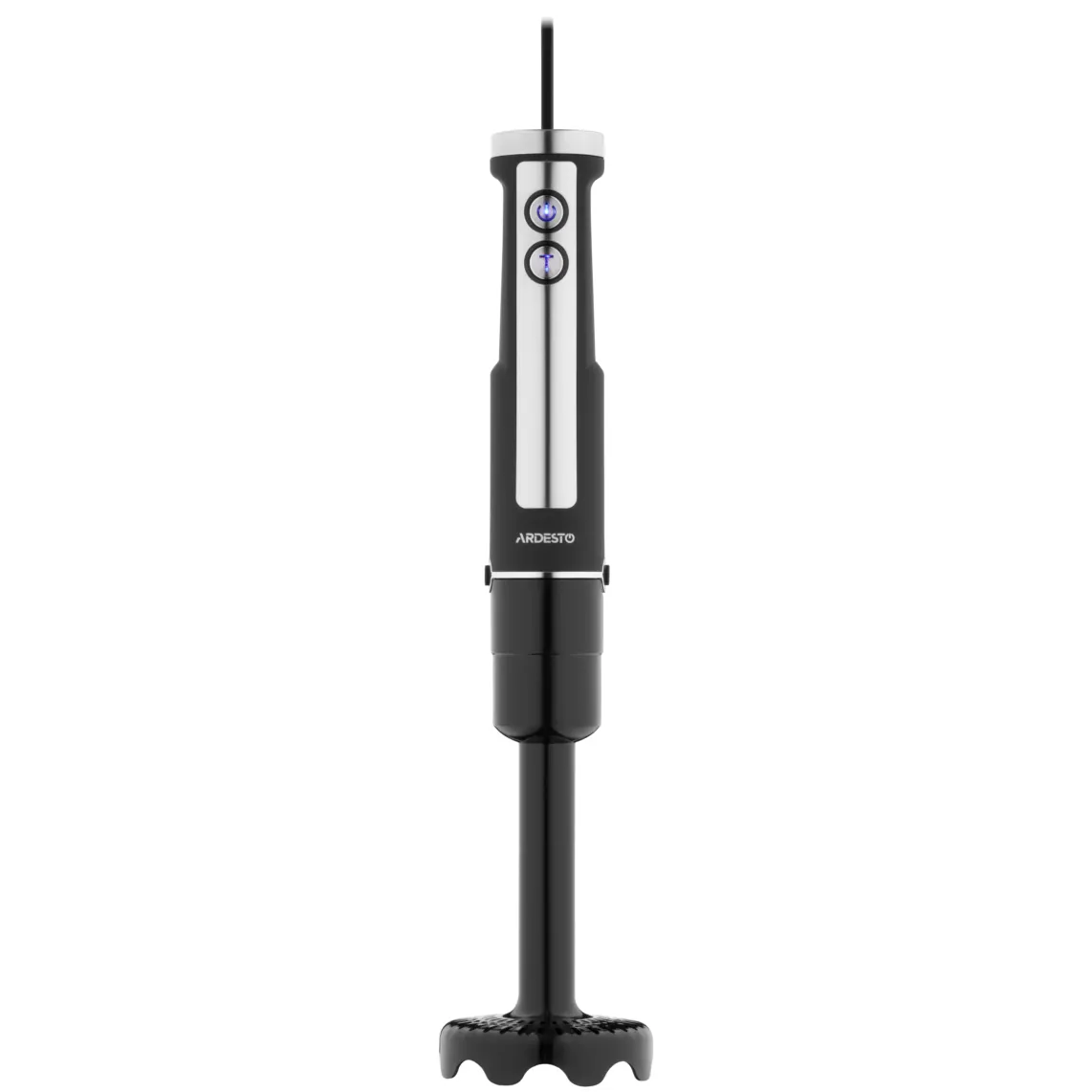 Ardesto submersible blender 1000W, 3in1, bowl-600ml, chopper-500ml, black-silver