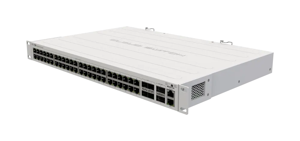 მართვადი სვიჩი - CRS354, L3, 48G, 4S+, 2QSFP+, MikroTik CRS354-48G-4S+2Q+RM