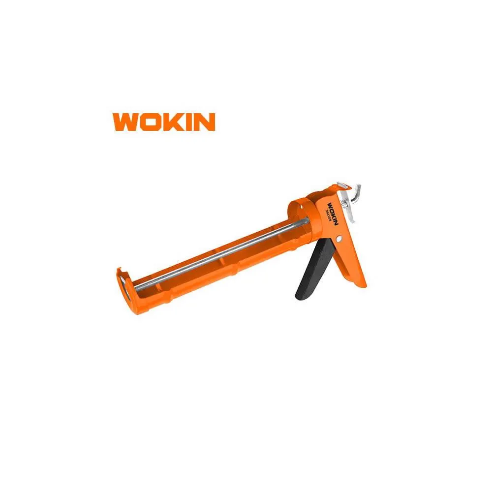 სილიკონის თოფი მეტალის Wokin 361109, 225mm, 9″, Caulking Gun, Orange