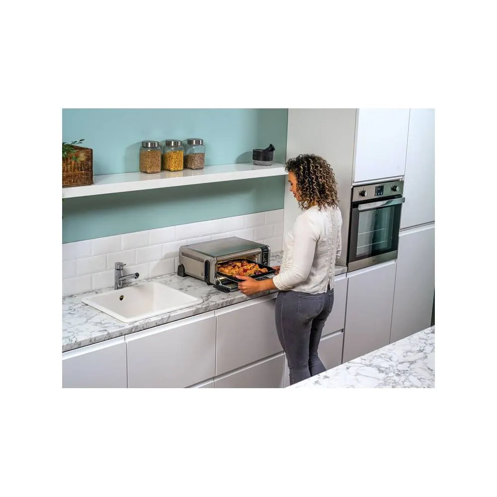 ელექტრო ღუმელი Ninja SP101EU, 2400W, 8in1 Flip Mini Oven, Black/Silver