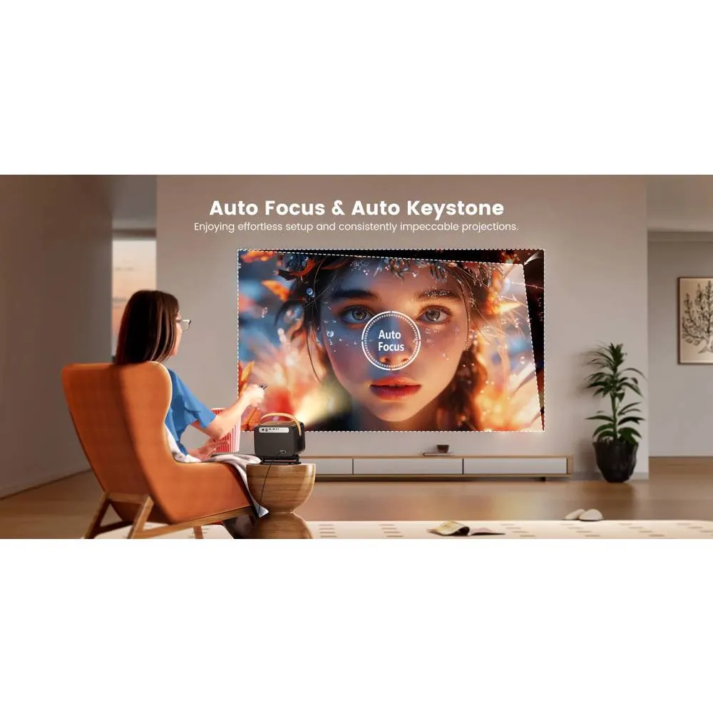 Yaber U12 Home Cinema, LCD Projector, FHD 1920x1080, 700lm, Black