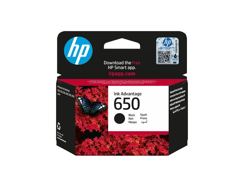 650 HP, Black Ink Cartridge CZ101AE