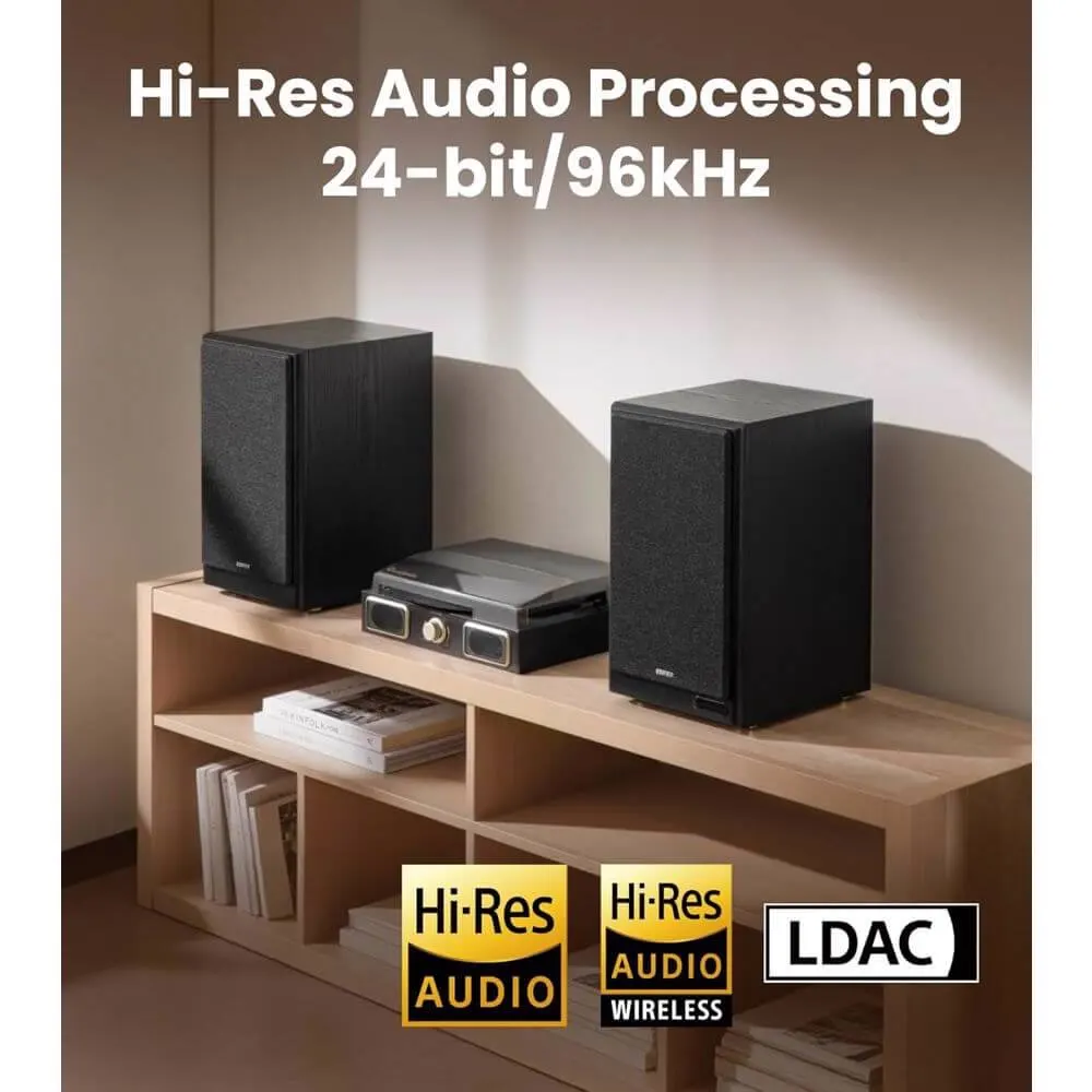 დინამიკი Edifier R2750DB MKII, 144W, HDMI eARC, Optical, Coaxial, Line In, Bluetooth, Powered Bookshelf Speakers, Black