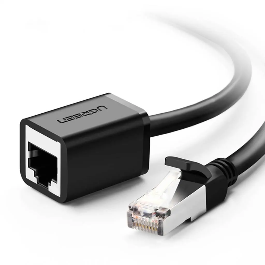 NW112, UGREEN, CAT6 Extension LAN Cable, 3m, Black.