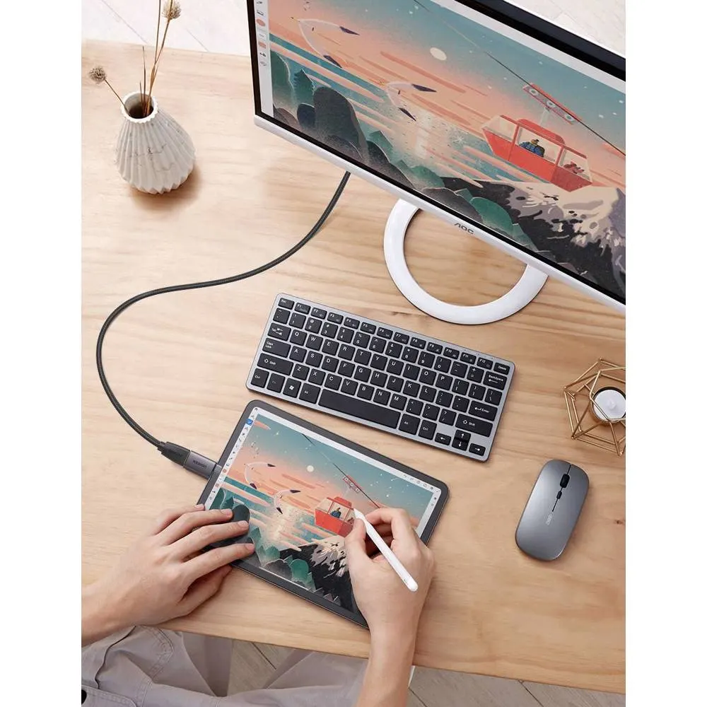 ადაპტერი UGREEN US320 (70450), Type-C to HDMI Adapter, Space Gray
