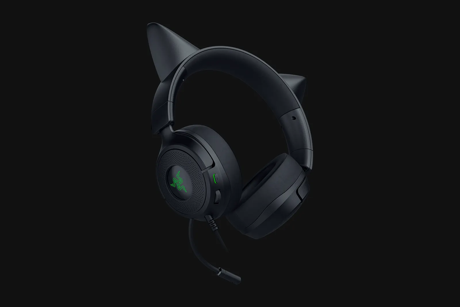 ყურსასმენი Razer Headset Kraken Kitty V3 X, mini-jack, 1.3m, black