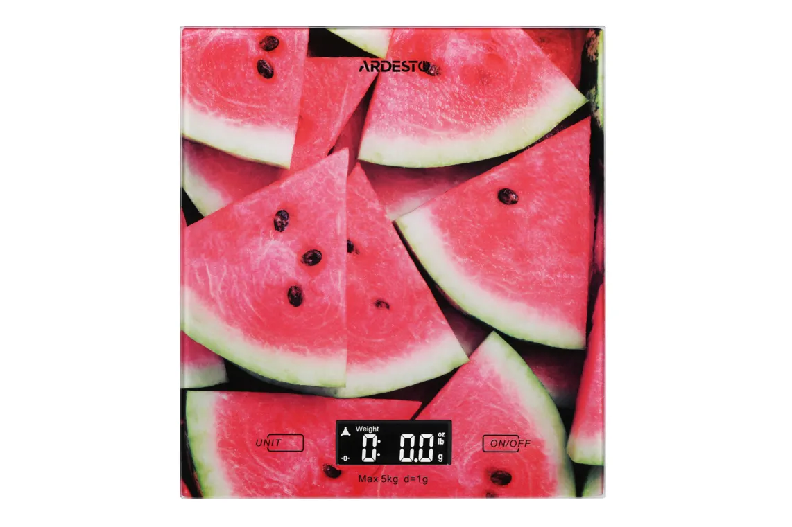 სამზარეულოს სასწორი Ardesto Kitchen Scales SCK-893WATERMELON