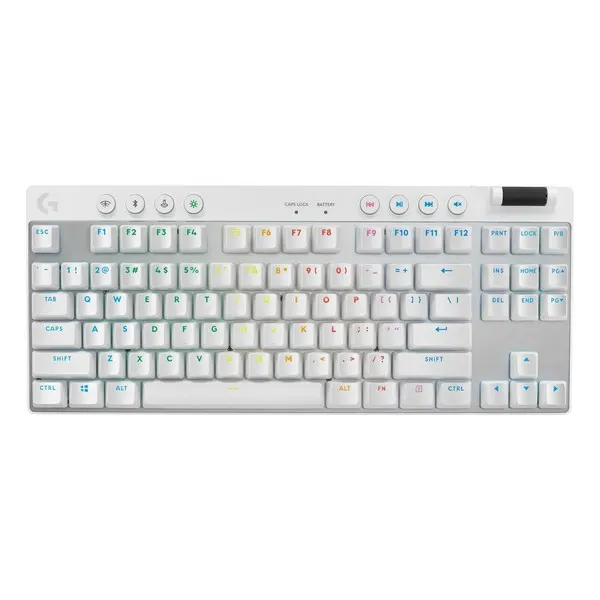 კლავიატურა Logitech PRO X TenkeyLess Wireless Mechanical White