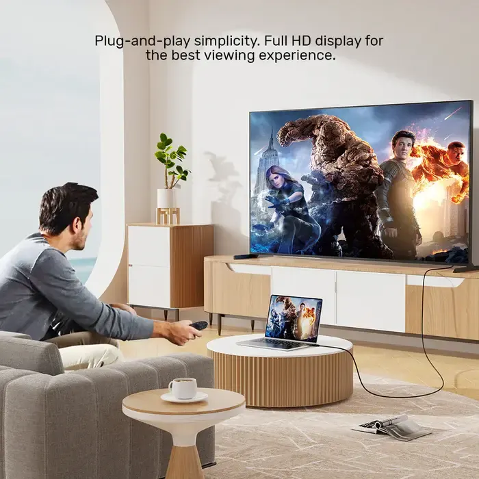 HDMI კაბელი V1185A, UNITEK, HDMI to VGA Adapter Cable 2M..