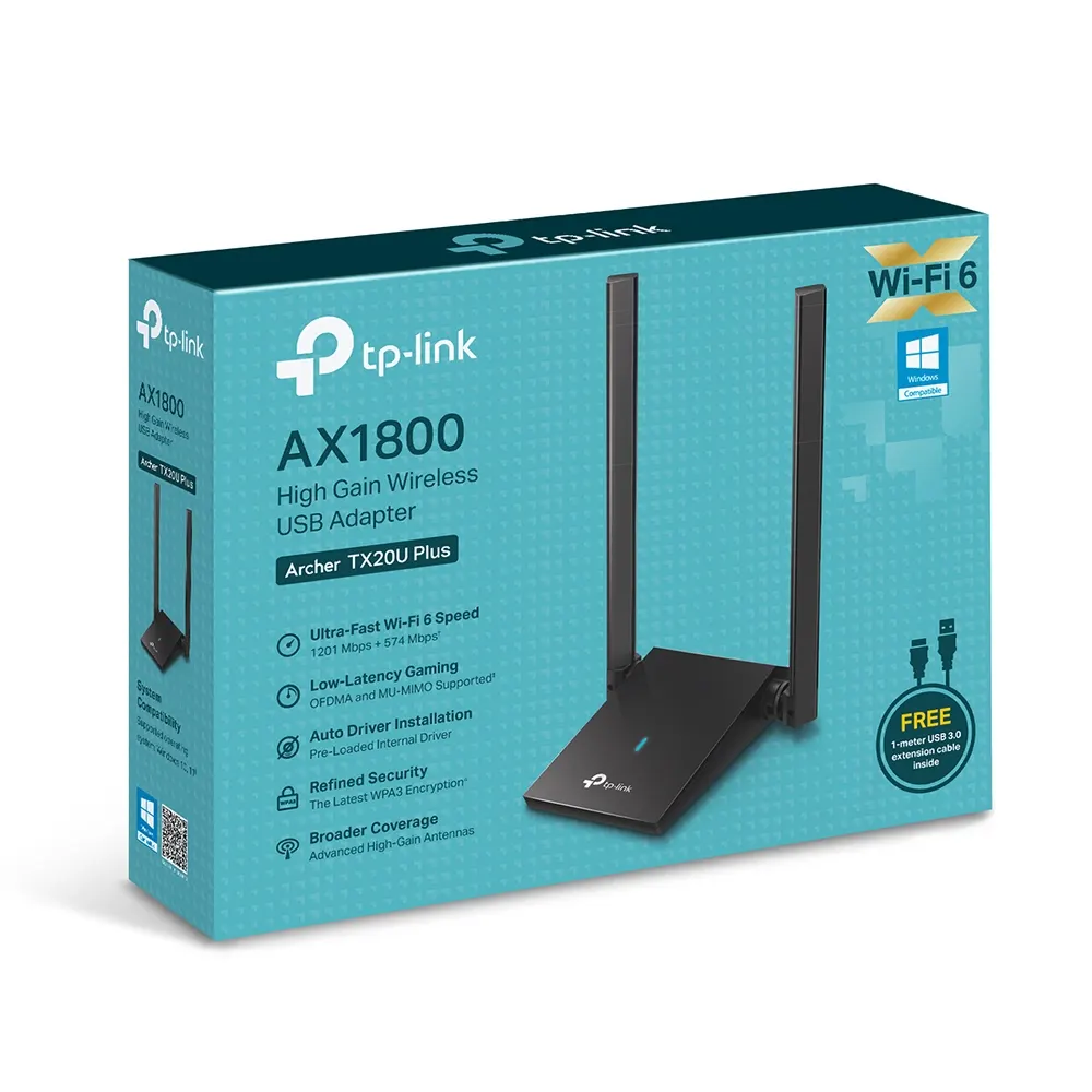 Wi-Fi ადაპტერი TP-Link TX20U Plus Wireless USB Adapter