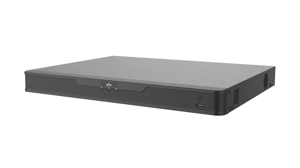 16 არხიანი IP ჩამწერი NVR - 4 მყარი დისკი, Uniview NVR304-16B-IQ