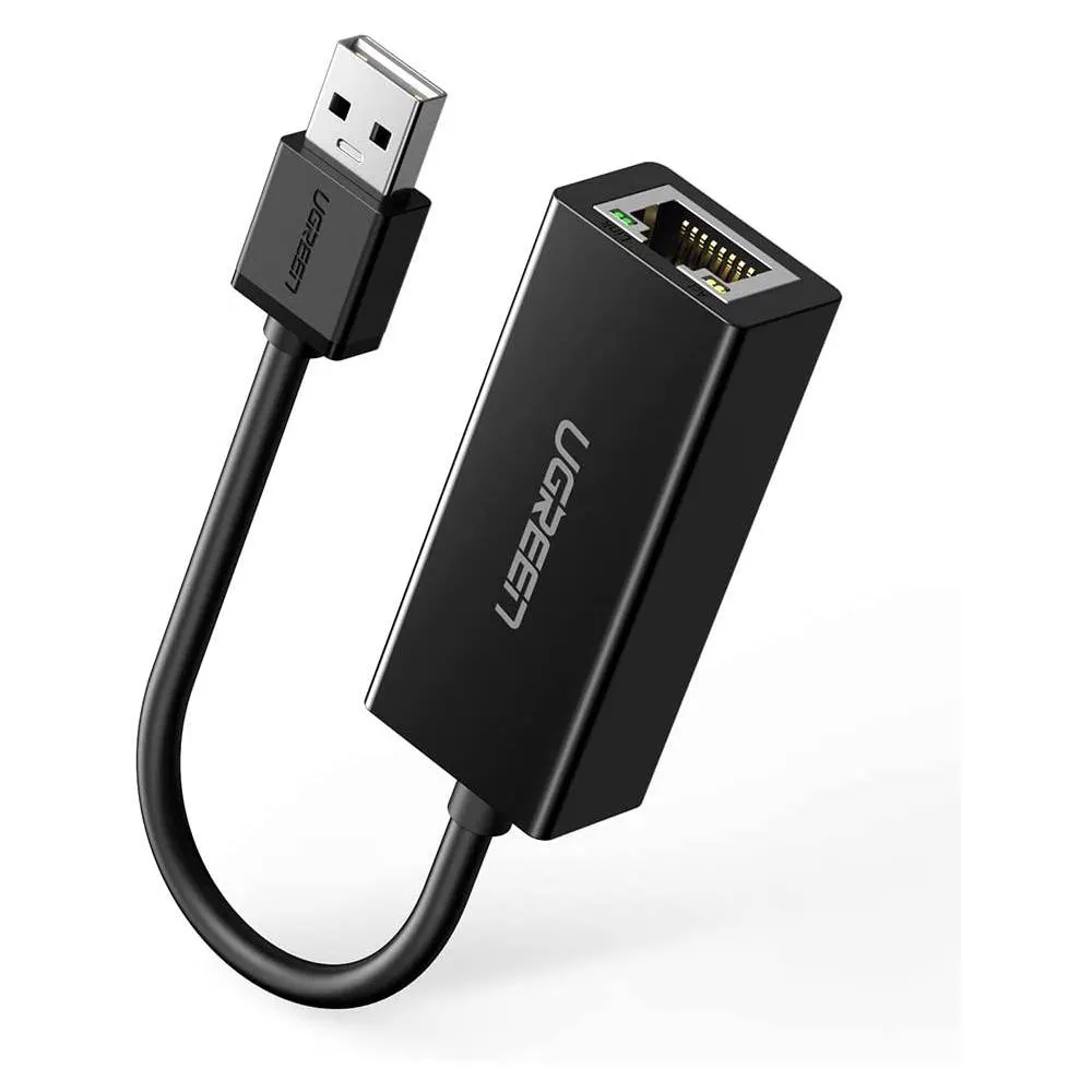 LAN ადაპტერი UGREEN EA20254 (20254), USB to LAN 10/100Mbps Ethernet Adapter, Black