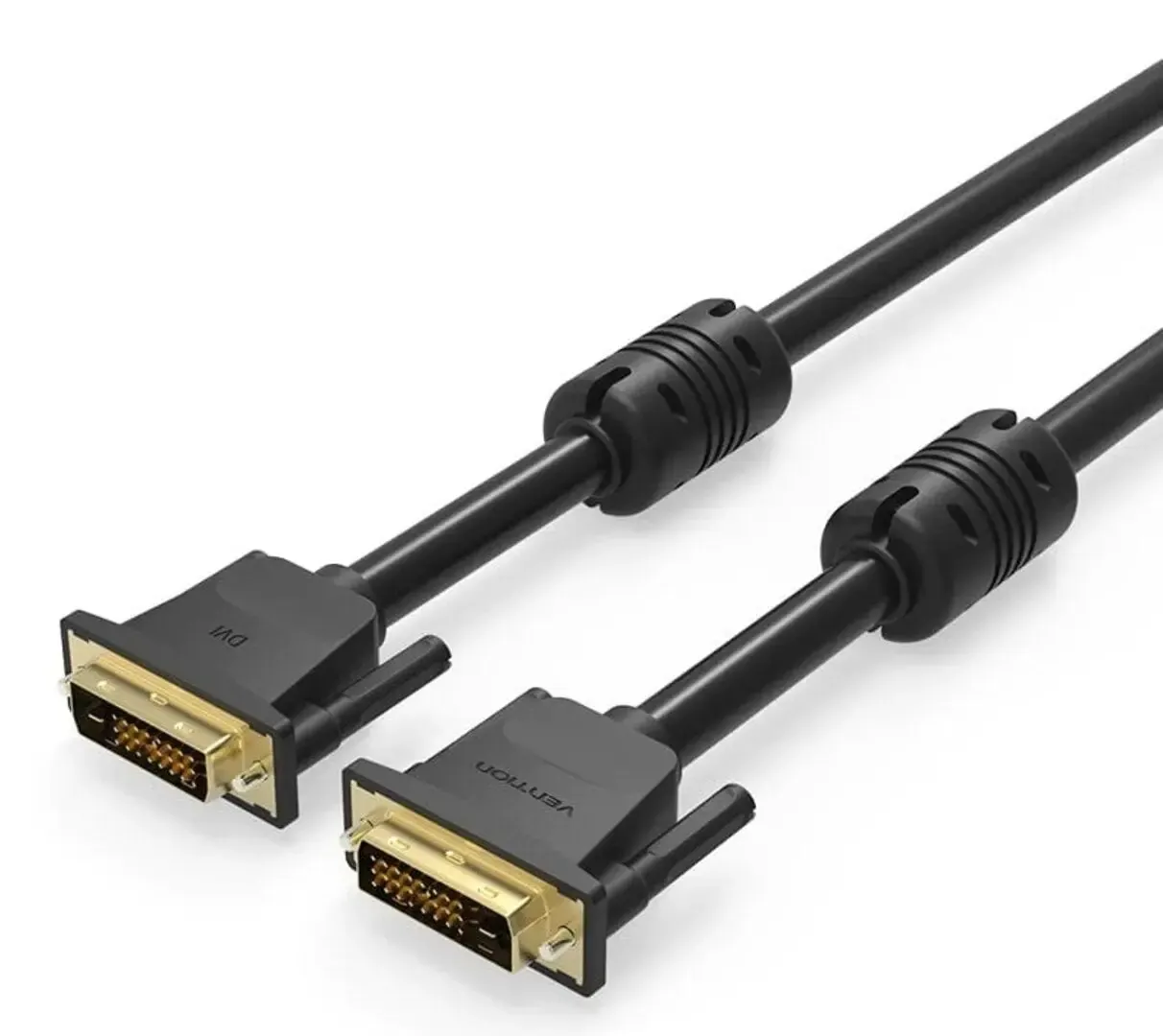 EAABG, VENTION EAABG DVI(24+1) Male to Male Cable 1.5M Black