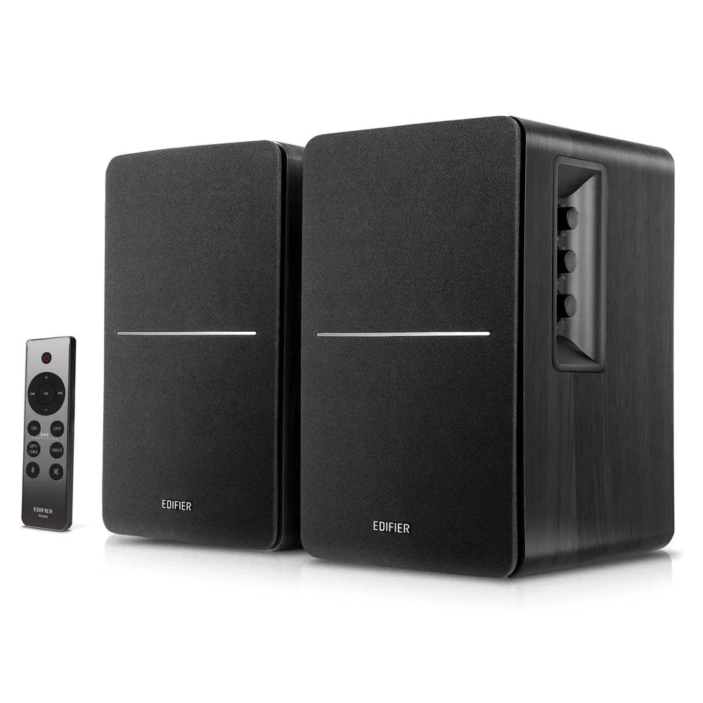 სტუდიური მონიტორი Edifier R1280DBs Active 2.0 Bluetooth Bookshelf Speaker Set, 42W RMS, Black