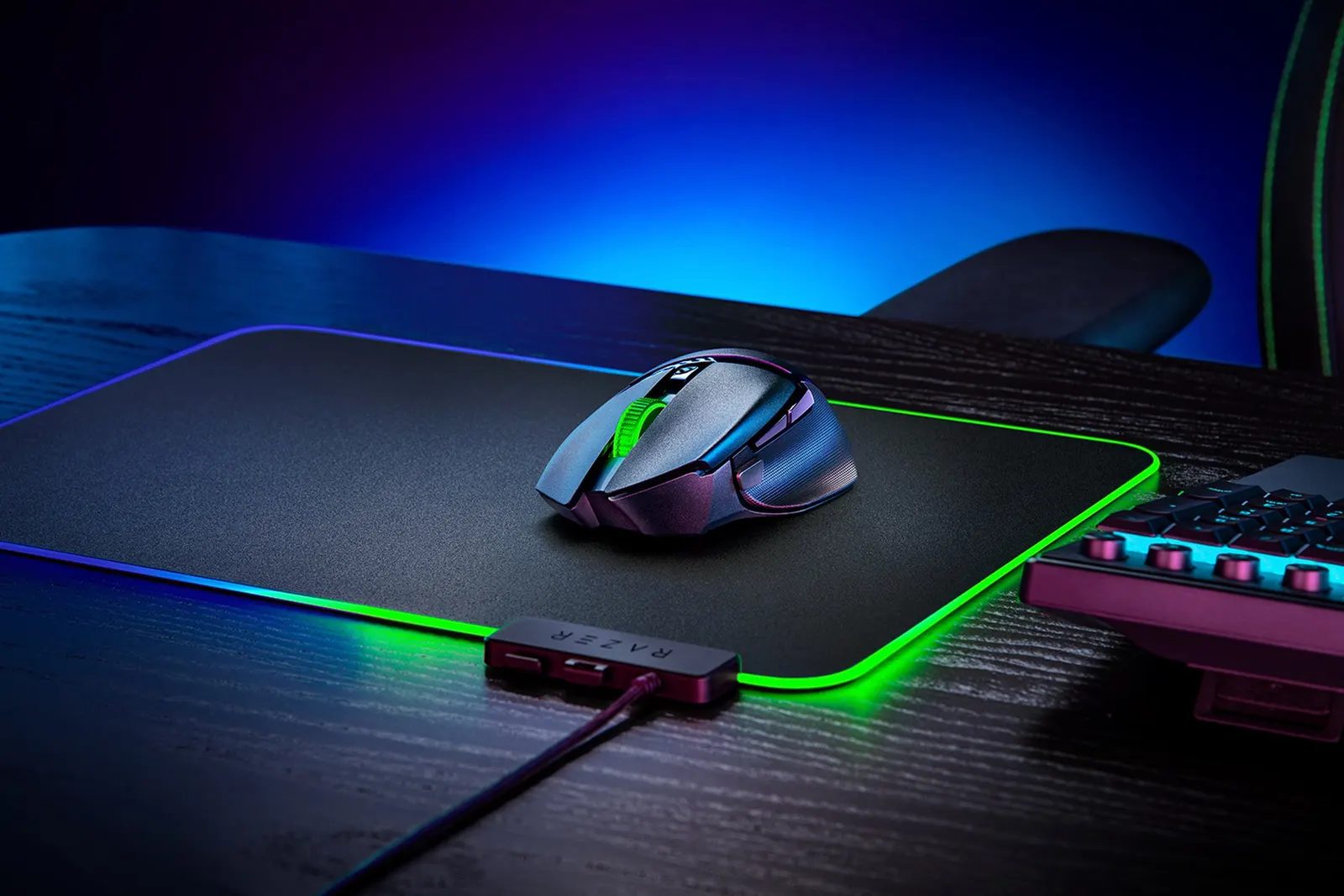 მაუსი Razer Mouse Basilisk V3 X HyperSpeed, RGB, WL/BT, black