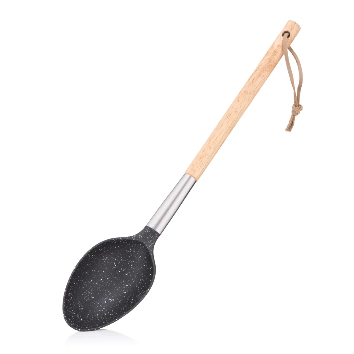 კოვზი Ardesto Spoon Midori, 34.5cm, nylon, wood, stainless steel, black