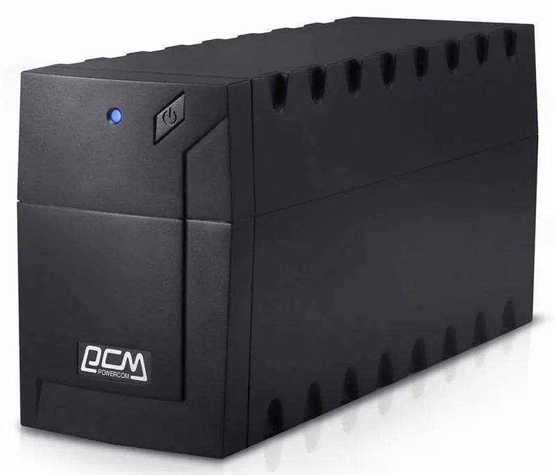 POWERCOM, RPT-1000A, 1000VA/600W, Line-Interactive, Automatic internal bypass, Black.