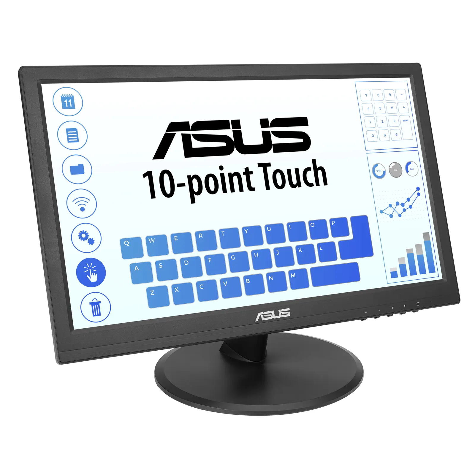 მონიტორი Monitor Asus 15.6" VT169HE D-Sub, HDMI, IPS, Touch Screen