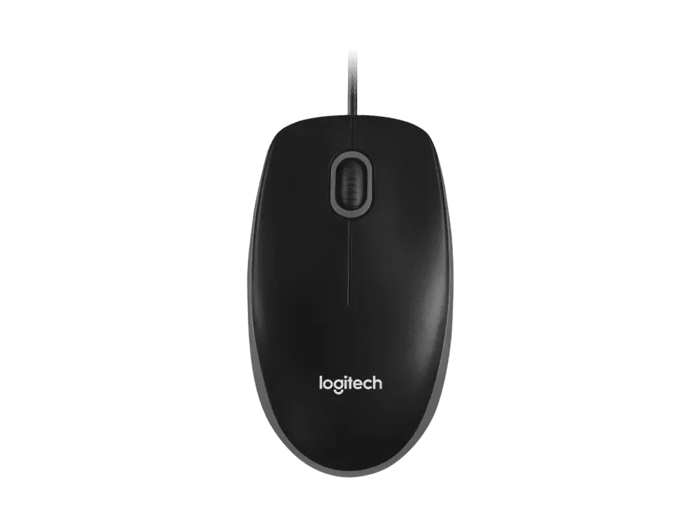 Logitech, B100, Mouse Black