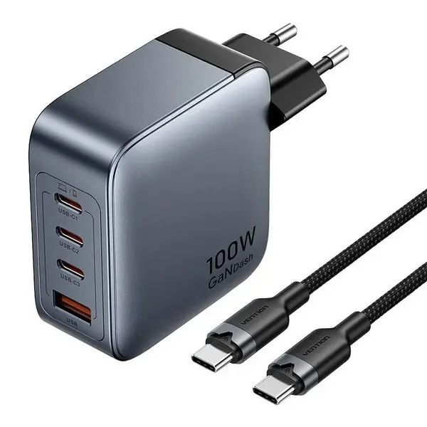 დამტენი VENTION GaNDash Adapter 100W
