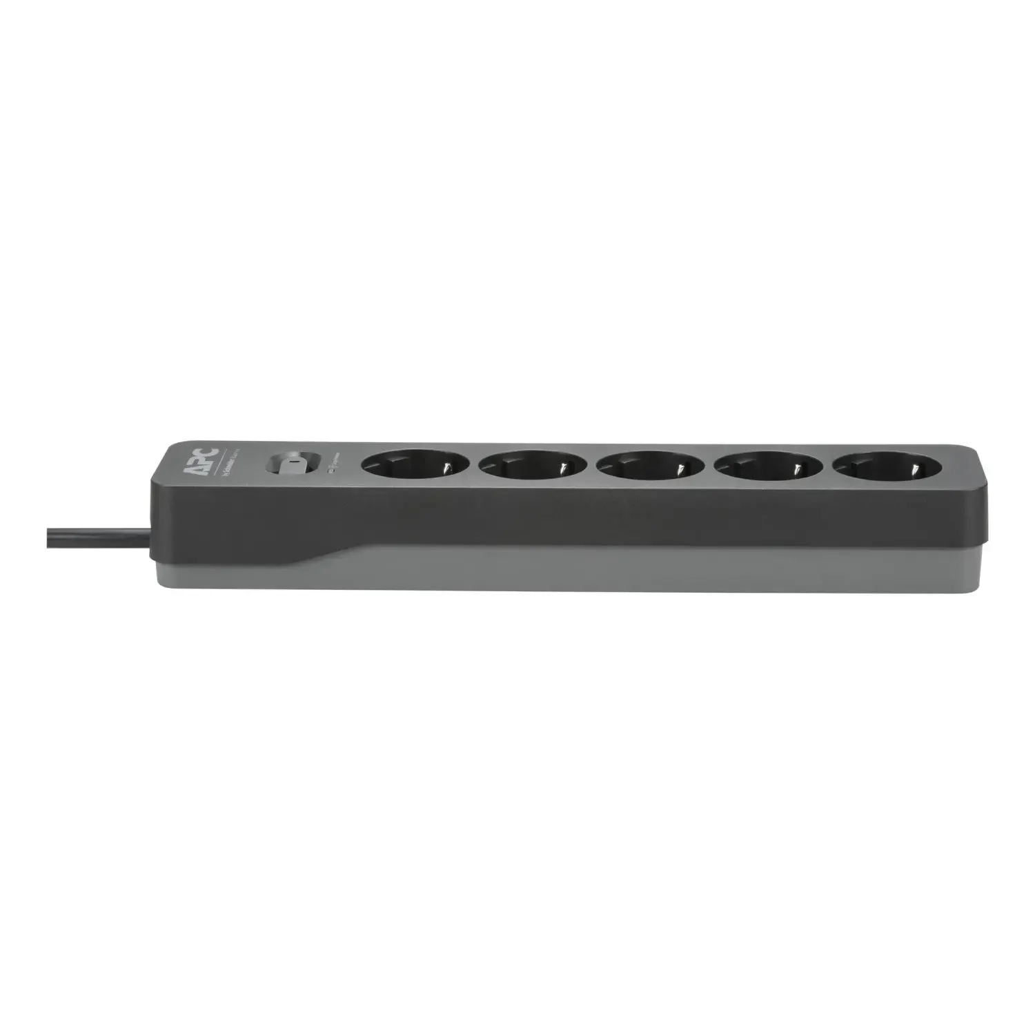 PME5B-GR, APC, Surge Protector, Essential SurgeArrest 5 Outlet, 1.5 m, 230V/10 A , 2300 W, Germany, Black.