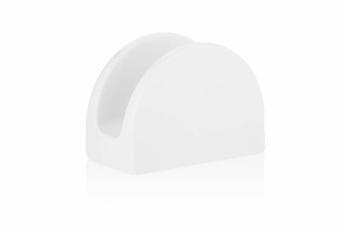 ხელსახოცის სადგამი Ardesto Napkin holder Prato, 11x6x8cm, porcelain, white