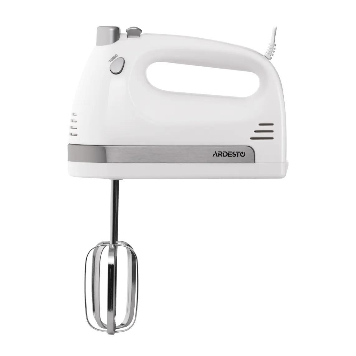 მიქსერი Ardesto mixer manual, 300W, nozzles -4 beaters, turbo mode, white
