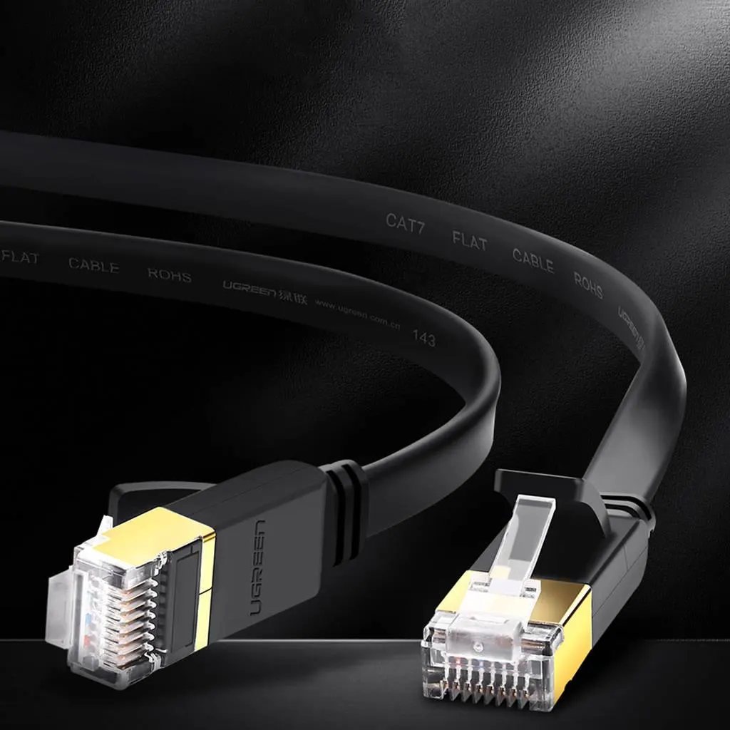 პაჩკორდი 11264, UGREEN, Cable, Cat 7 ftp Lan Cable, 8M, Black.