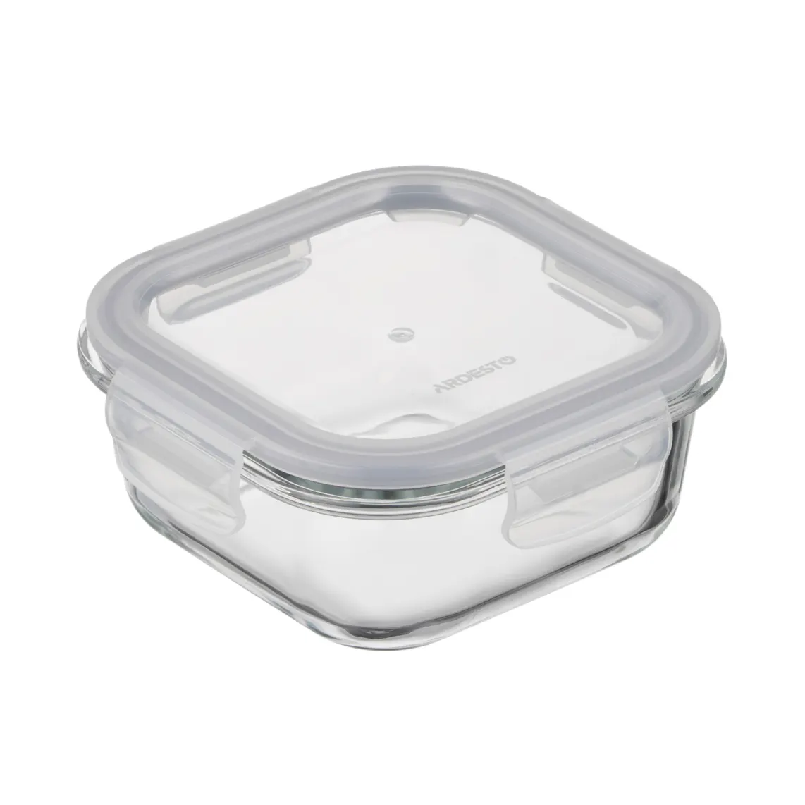 Ardesto Food storage container Gemini 0.5l, borosilicate glass, plastic, square, transparent