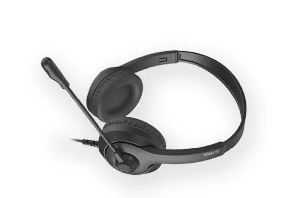 ყურსასმენი A4tech FH100U USB Stereo Headset With Mic Stone Black