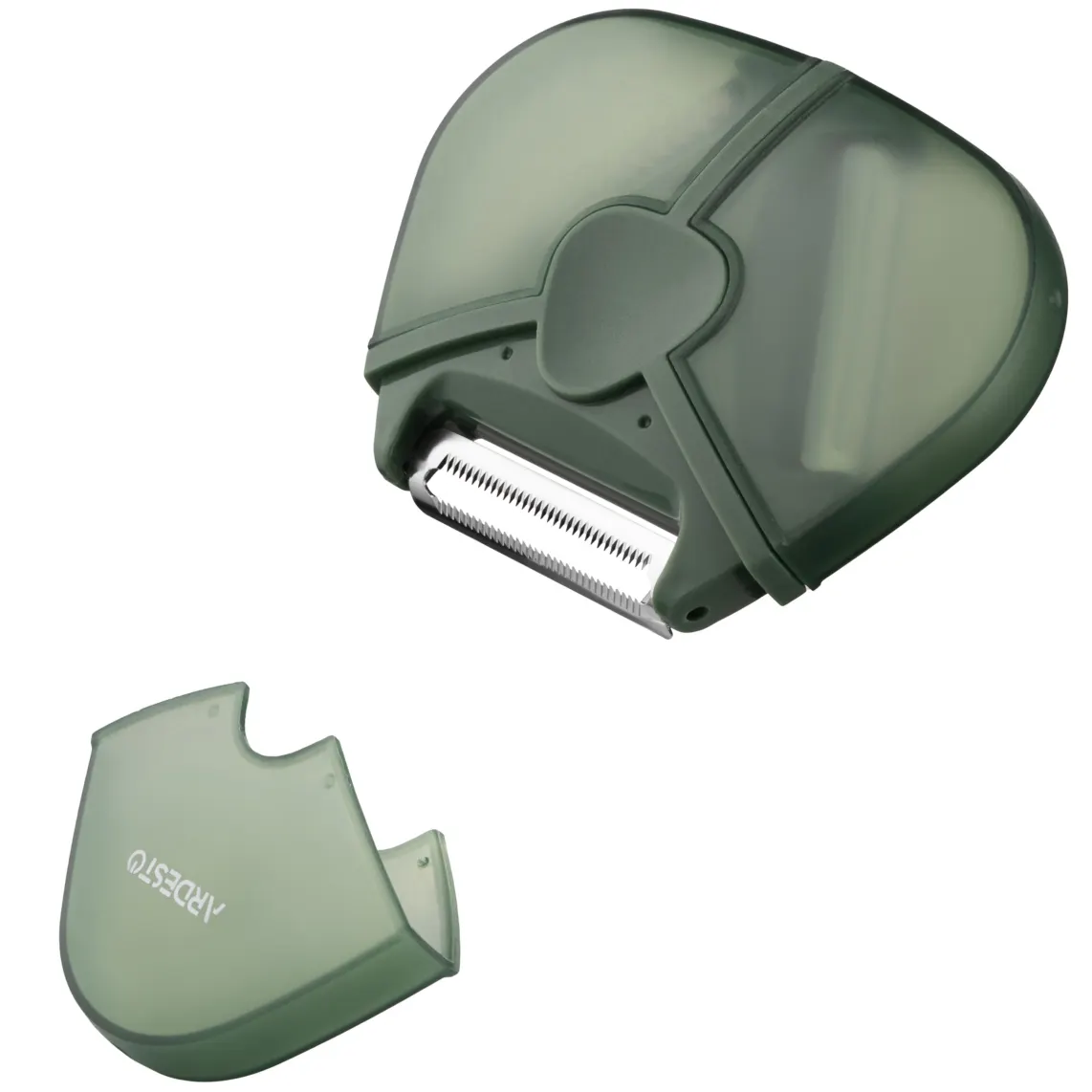 სათლელი Ardesto Peeler 3 in 1 with case Gemini, stainless steel, plastic, green