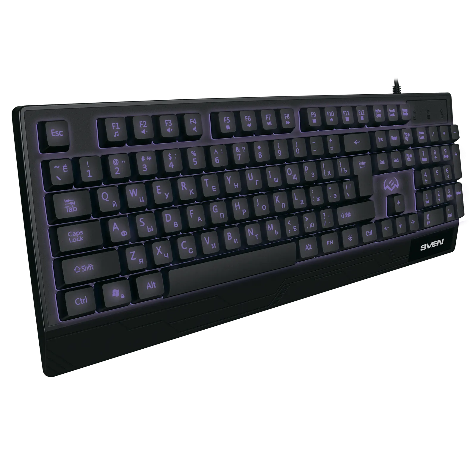 SVEN, SV-019280, Keyboard Black